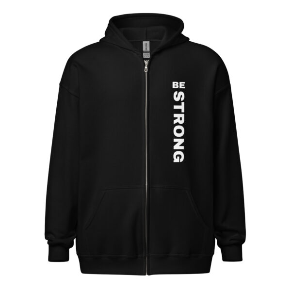 Unisex Heavy-Blend Zip Hoodie | Be Strong (Front Print) 2 Fb. – Bild 4