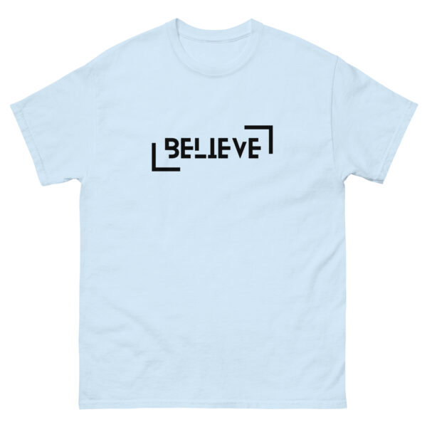 Unisex T-Shirt | Believe – Glaube, der Hoffnung gibt (Front Print, 4 Farben) – Bild 3