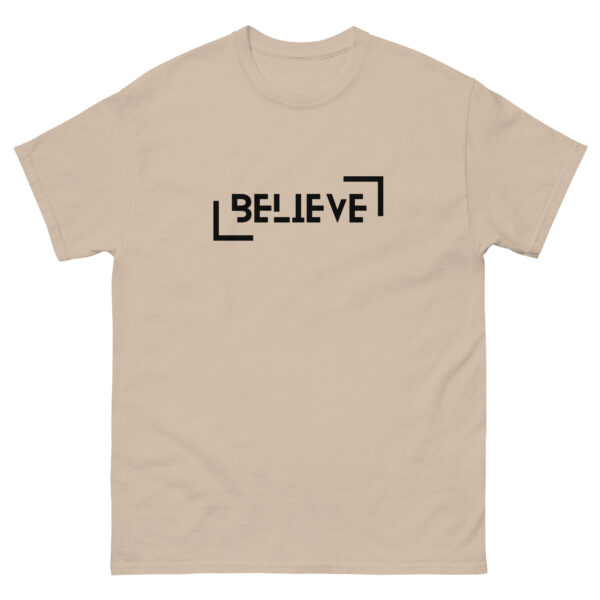 Unisex T-Shirt | Believe – Glaube, der Hoffnung gibt (Front Print, 4 Farben) – Bild 2