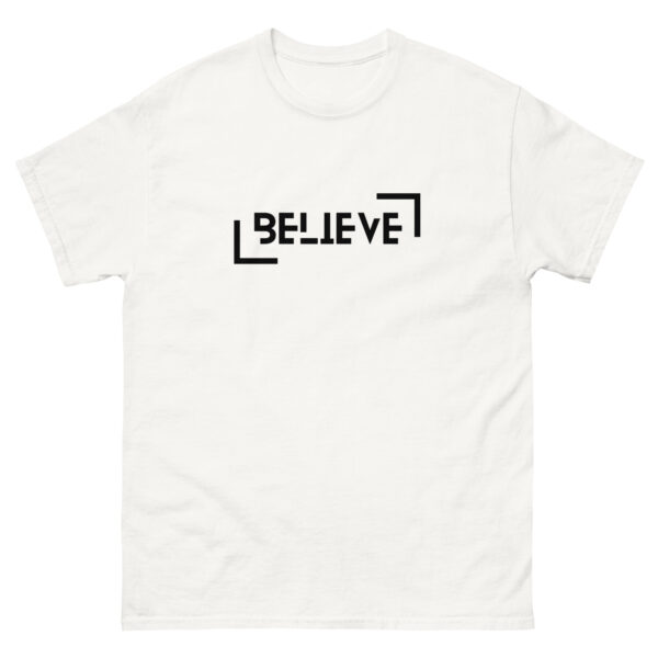 Unisex T-Shirt | Believe – Glaube, der Hoffnung gibt (Front Print, 4 Farben)