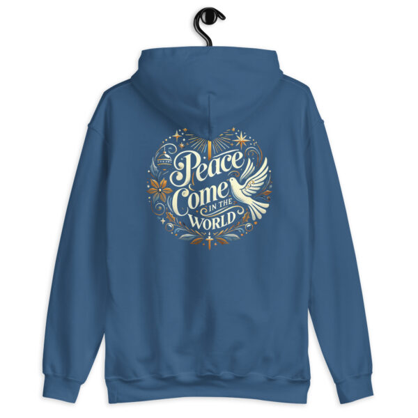 Unisex-Hoodie | Peace Come in the World – Die Botschaft des Friedens (3 Farben) – Bild 3