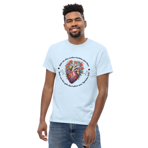 Unisex T-Shirt Proverbs 4:23 – Watch Over Your Heart – Bild 2