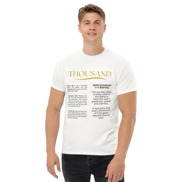 Unisex T-Shirt – Bibel Zahl 1000: Vollendung und Herrlichkeit