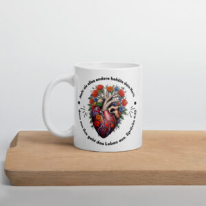 Keramiktasse „Guard Your Heart“ – Sprüche 4,23 im inspirierenden Design