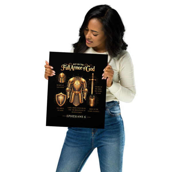 „Full Armor of God“ – Christliches Poster (Epheser 6) – Bild 2