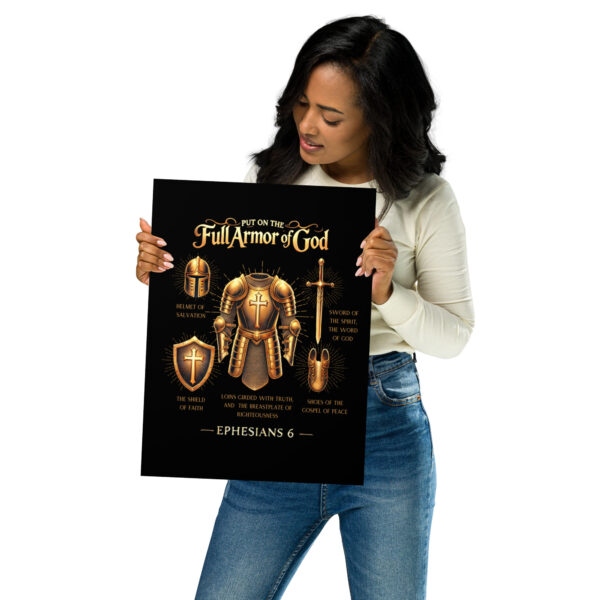 „Full Armor of God“ – Christliches Poster (Epheser 6) – Bild 3