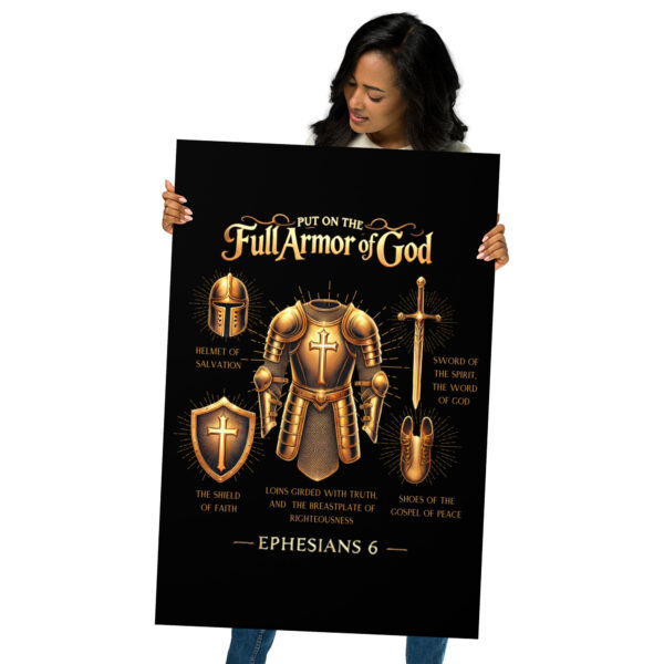 „Full Armor of God“ – Christliches Poster (Epheser 6)