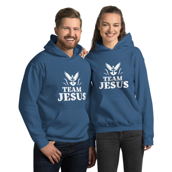 "Team Jesus" Hoodie – Dein Statement für den Glauben! Unisex und Bequem – Bild 3