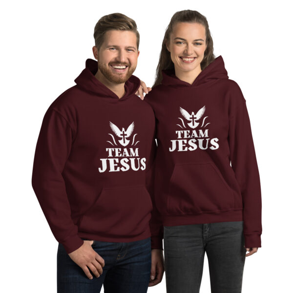 "Team Jesus" Hoodie – Dein Statement für den Glauben! Unisex und Bequem – Bild 2