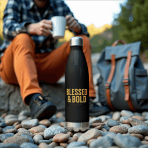 Blessed & Bold – Edelstahl-Trinkflasche (500ml)
