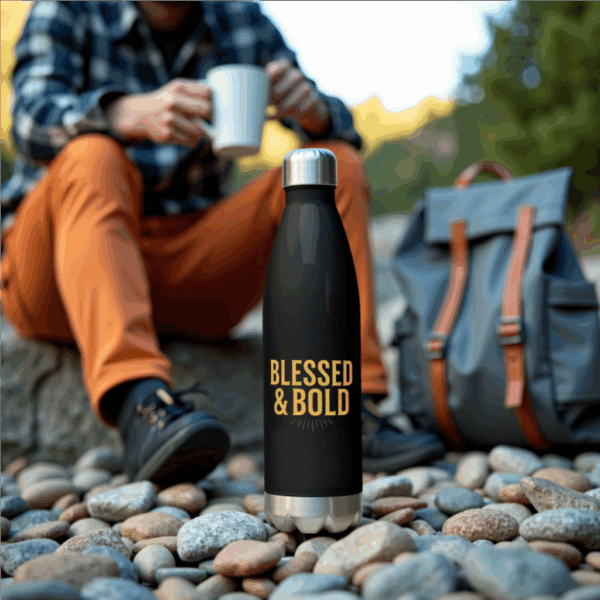 Blessed & Bold – Edelstahl-Trinkflasche (500ml)