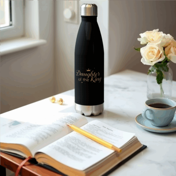 Daughter of the King – Edelstahl-Trinkflasche (500ml)