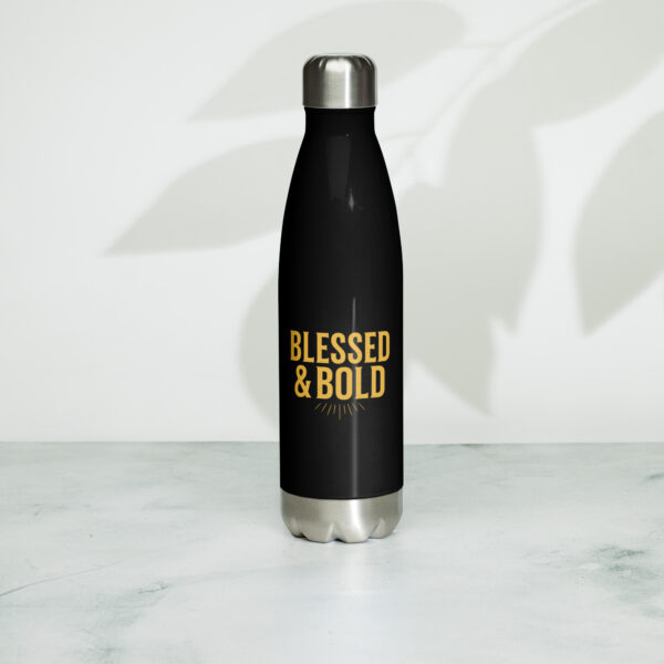 Blessed & Bold – Edelstahl-Trinkflasche (500ml)