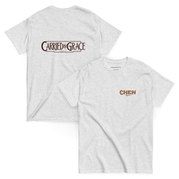 CHEN – Carried by Grace | Unisex T-Shirt mit Hebräisch & Bibelvers – Bild 6