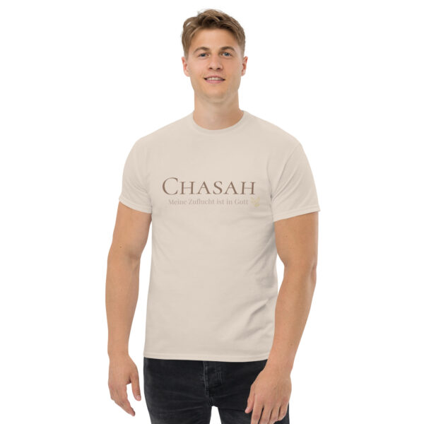 Unisex T-Shirt "Chasah" – Gottes Herz in Worten – Bild 3