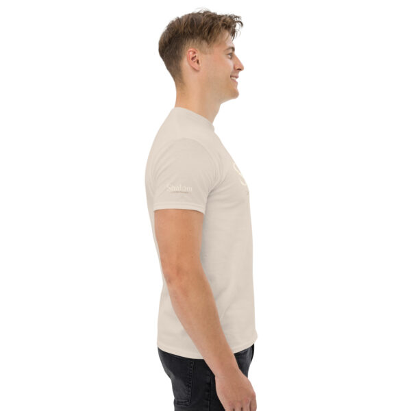 Shalom Elegance Unisex T-Shirt - Gottes Frieden in dezenter Schrift – Bild 2