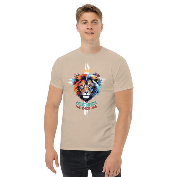 Auferstanden – Löwe von Juda Shirt | He is Risen – Matthäus 28,6 – Bild 6