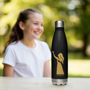 Trinkflasche „Ich will singen dem HERRN“ | Psalm 104,33 | Edelstahl 500ml