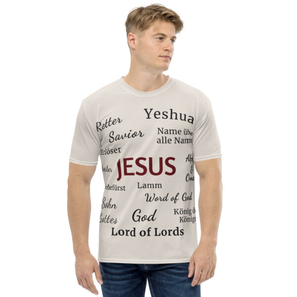 JESUS All-Over T-Shirt – Dein Glaube sichtbar getragen | Premium Unisex Shirt