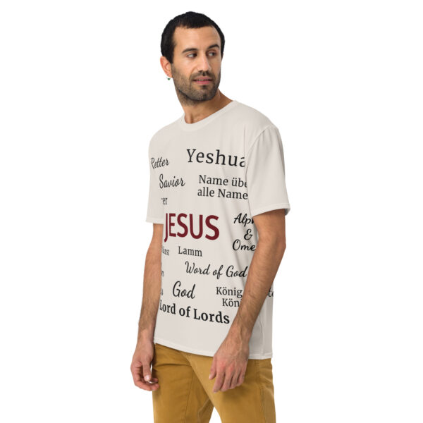JESUS All-Over T-Shirt – Dein Glaube sichtbar getragen | Premium Unisex Shirt – Bild 4