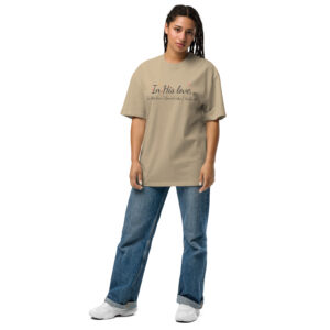Oversize Shirt – In His love | Unisex | Christliches T-Shirt