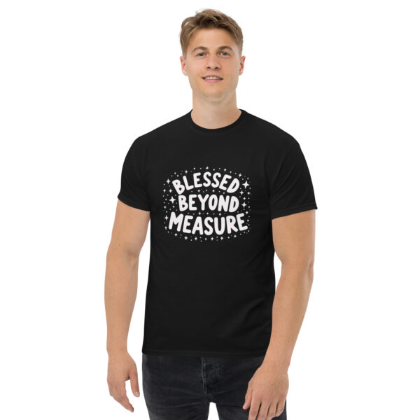 Blessed Beyond Measure Männer Unisex T-Shirt  | Military Green & Black – Bild 2
