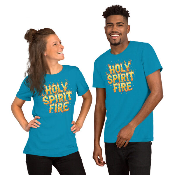 HOLY SPIRIT FIRE – Bella + Canvas 3001 Unisex Shirt – Pfingsten 2025 – Bild 2
