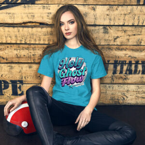 HOLY GHOST FLOW – Bella + Canvas 3001 T-Shirt für Frauen – Pfingsten 2025