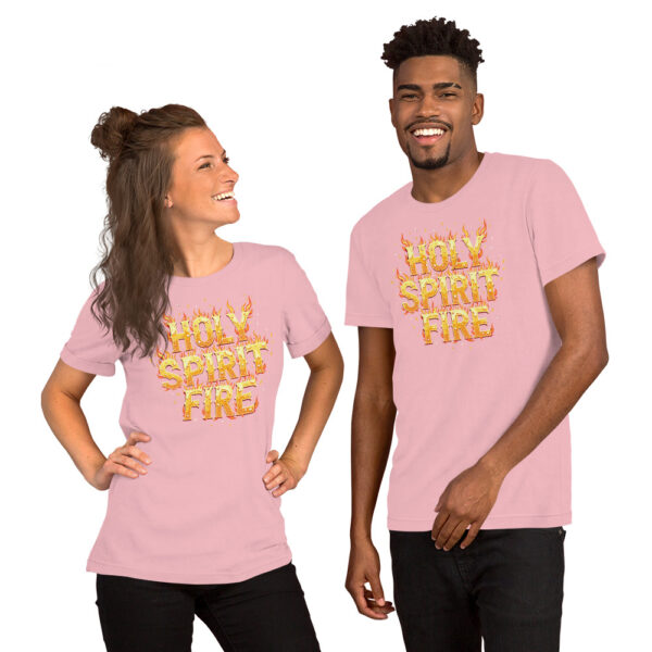 HOLY SPIRIT FIRE – Bella + Canvas 3001 Unisex Shirt – Pfingsten 2025 – Bild 3