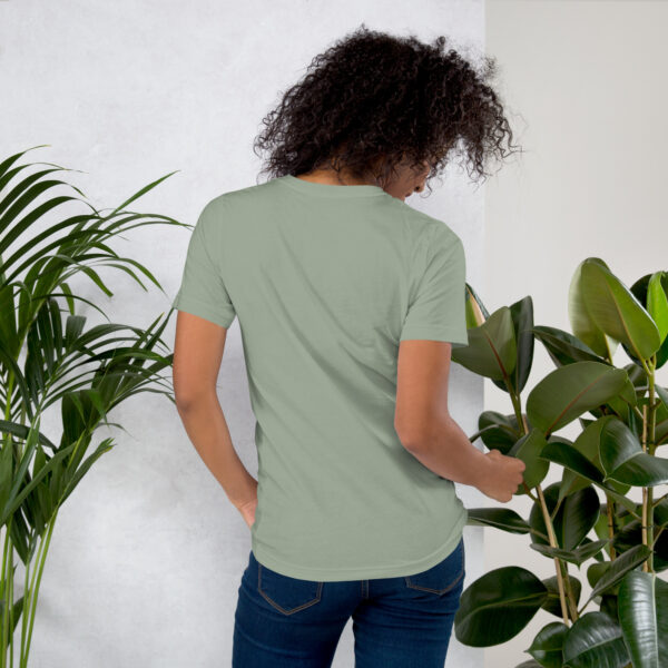 Blessed & Grateful Frauen T-Shirt | Bella + Canvas 3001 Sage & Soft Pink – Bild 3