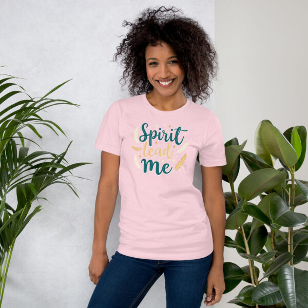 Spirit Lead Me – Bella + Canvas 3001 Frauen T-Shirt | Soft Pink & Dusty Blue