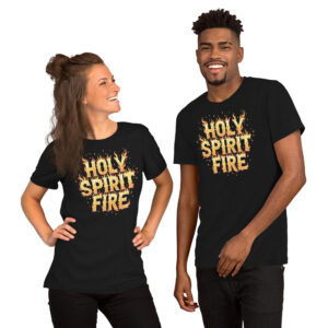 HOLY SPIRIT FIRE – Bella + Canvas 3001 Unisex Shirt – Pfingsten 2025
