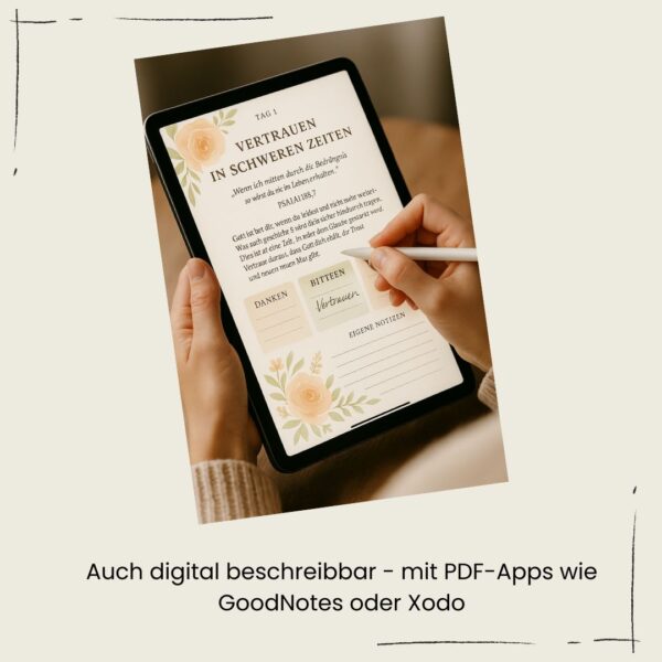 7-Tage-Gebetsjournal | Mitten im Sturm (PDF, DIN A5) Digitales Produkt – Bild 2