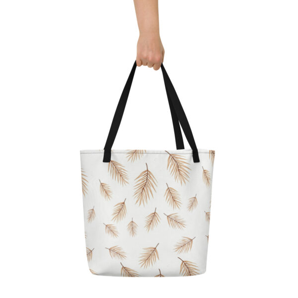 Palmblätter Shopping Bag – „Der Gerechte sprosst wie die Palme“ Psalm 92,13 – Bild 4