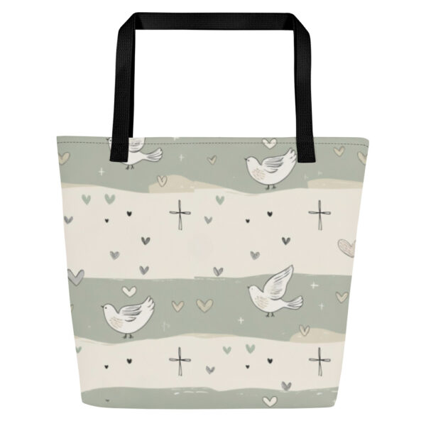 Faith Hope Love Shopping Bag – „Glaube, Hoffnung, Liebe“ 1. Korinther 13,13 – Bild 5