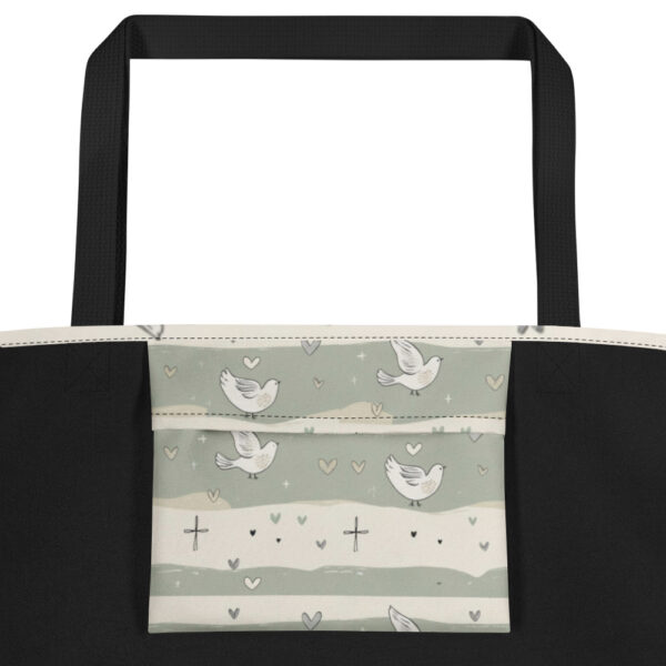 Faith Hope Love Shopping Bag – „Glaube, Hoffnung, Liebe“ 1. Korinther 13,13 – Bild 6