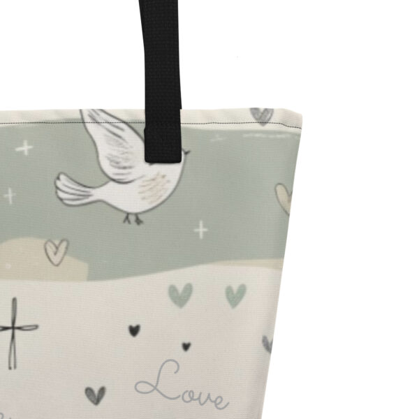 Faith Hope Love Shopping Bag – „Glaube, Hoffnung, Liebe“ 1. Korinther 13,13 – Bild 2