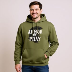 Armor Up Pray Unisex Hoodie - Gerüstet im Gebet & Glauben