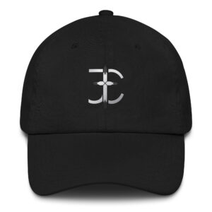 Jesus Christus JC Cap - Christliche Dad Cap in Schwarz oder Navy mit Monogramm