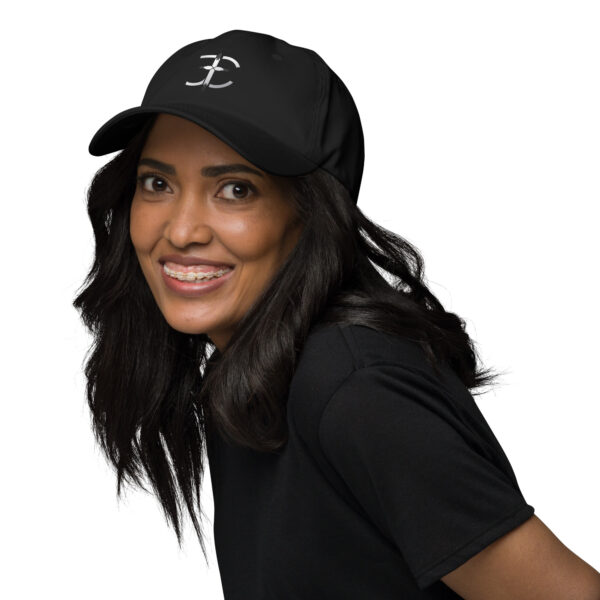 Jesus Christus JC Cap - Christliche Dad Cap in Schwarz oder Navy mit Monogramm – Bild 2