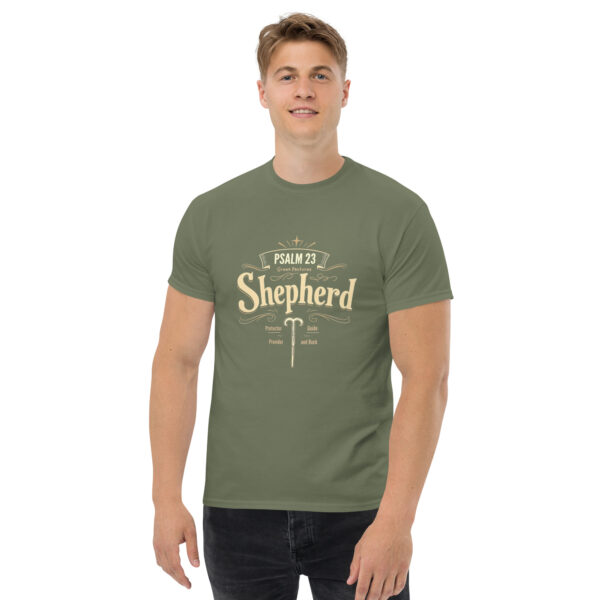 Psalm 23 Shepherd Shirt Unisex – Dein guter Hirte begleitet dich – Bild 3