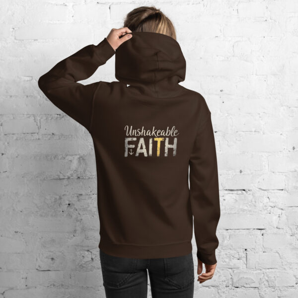 Unshakeable Faith Hoodie | Front‑ & Backprint, Christlicher Hoodie – Bild 4