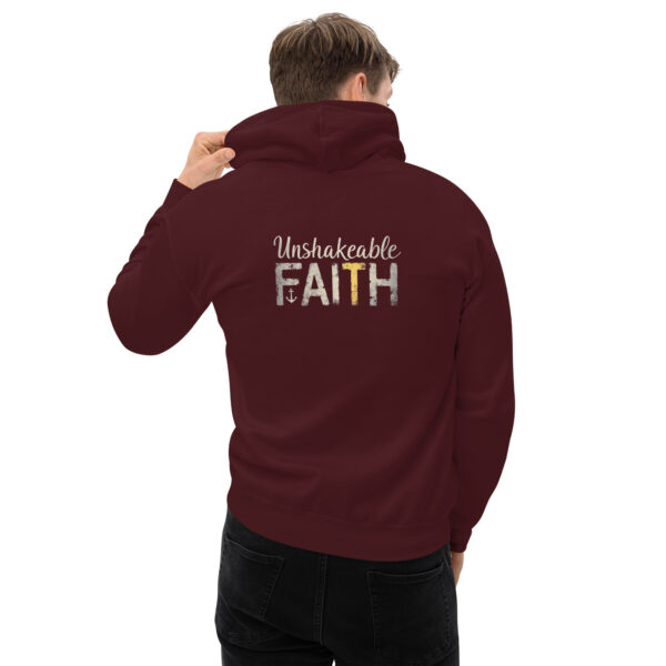 Unshakeable Faith Hoodie | Front‑ & Backprint, Christlicher Hoodie – Bild 2