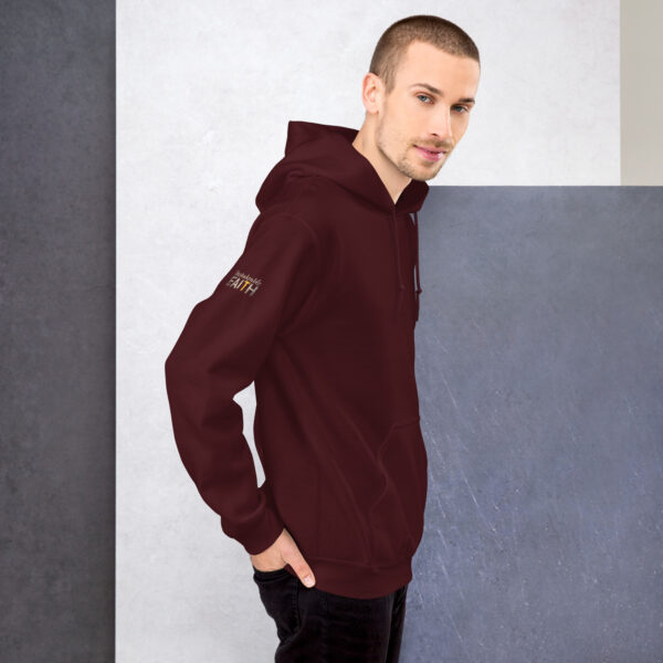 Unshakeable Faith Hoodie - Christlicher Hoodie mit Ärmelprint – Bild 3