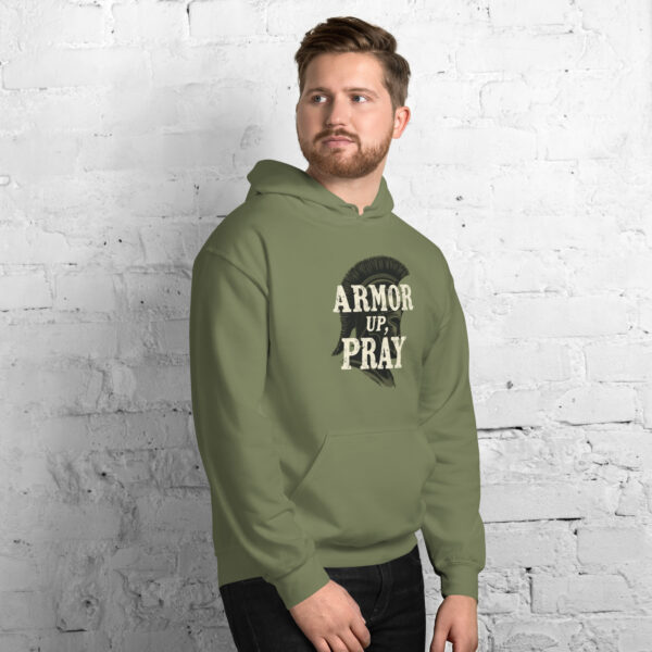Armor Up Pray Unisex Hoodie - Gerüstet im Gebet & Glauben – Bild 2