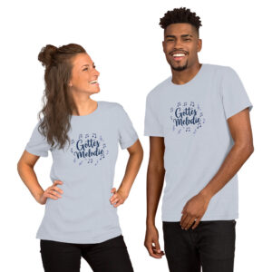 Gottes Melodie T-Shirt Unisex – Bella + Canvas 3001 mit musikalischer Botschaft