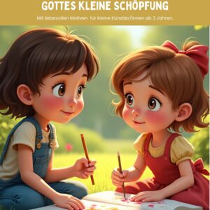 Mein erstes Malbuch - Gottes kleine Schöpfung | Ausmalvorlagen zum Download (PDF)