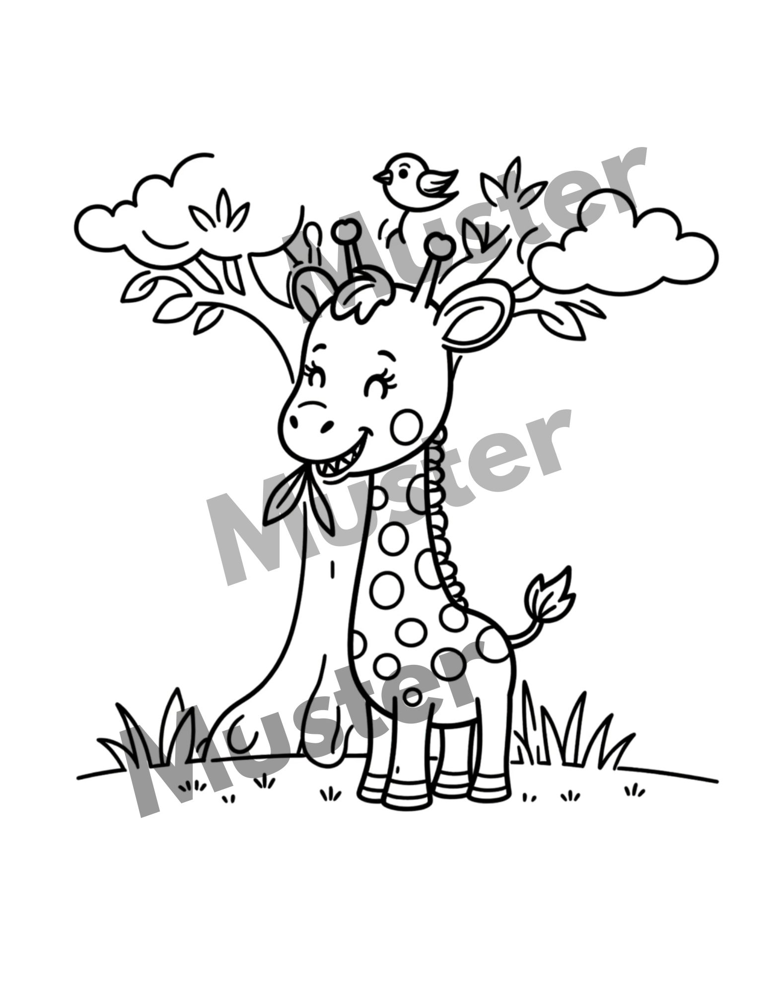 Mein erstes Malbuch - Gottes kleine Schöpfung | Ausmalvorlagen zum Download (PDF) – Bild 3