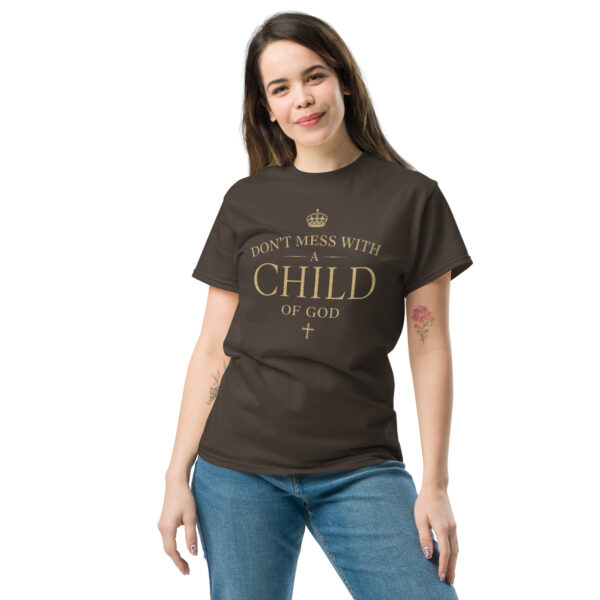 CHILD OF GOD Unisex T-Shirt - Dein Schutz ist himmlisch – Bild 5