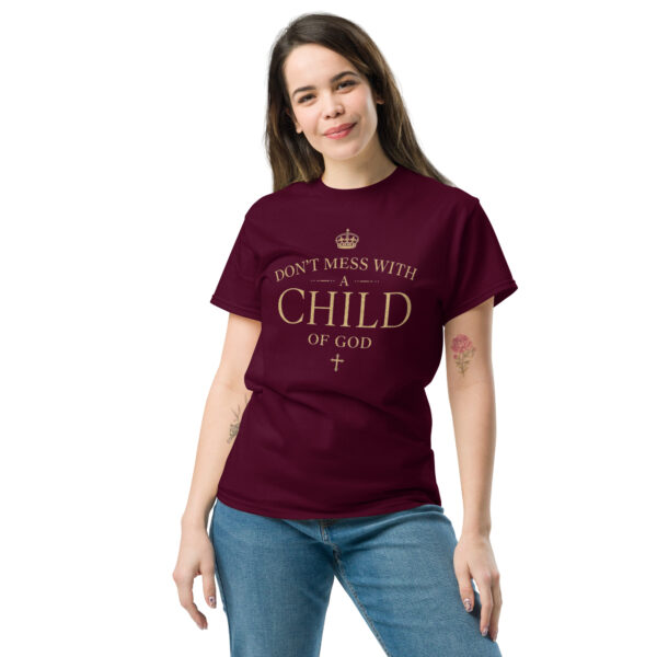 CHILD OF GOD Unisex T-Shirt - Dein Schutz ist himmlisch – Bild 2